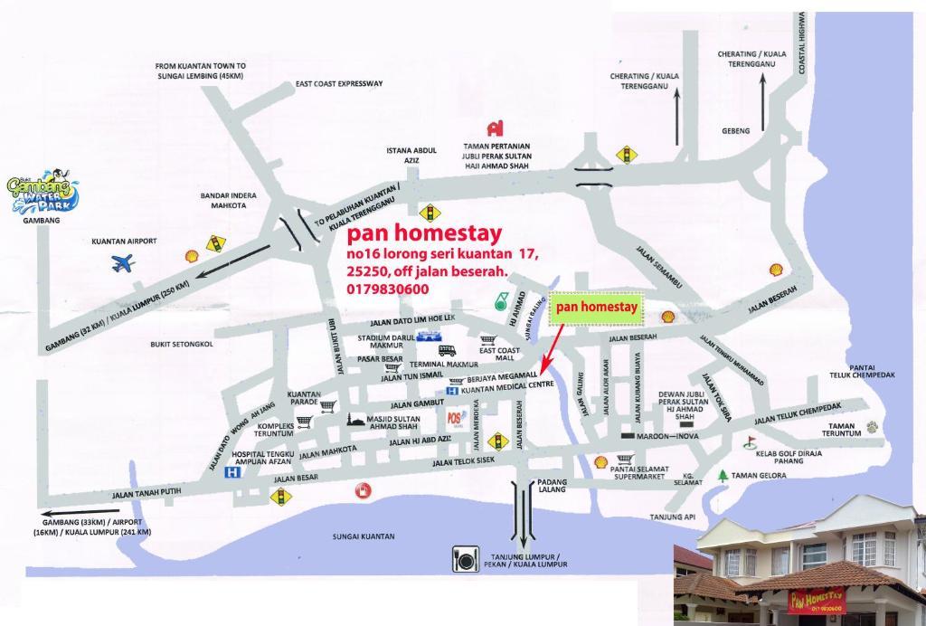 Pan Homestay Kuantan Exterior foto